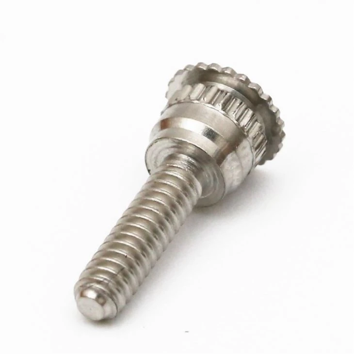 M4*6 Stainless Steel Knurled Head Thumb Screw For Electronic Computer