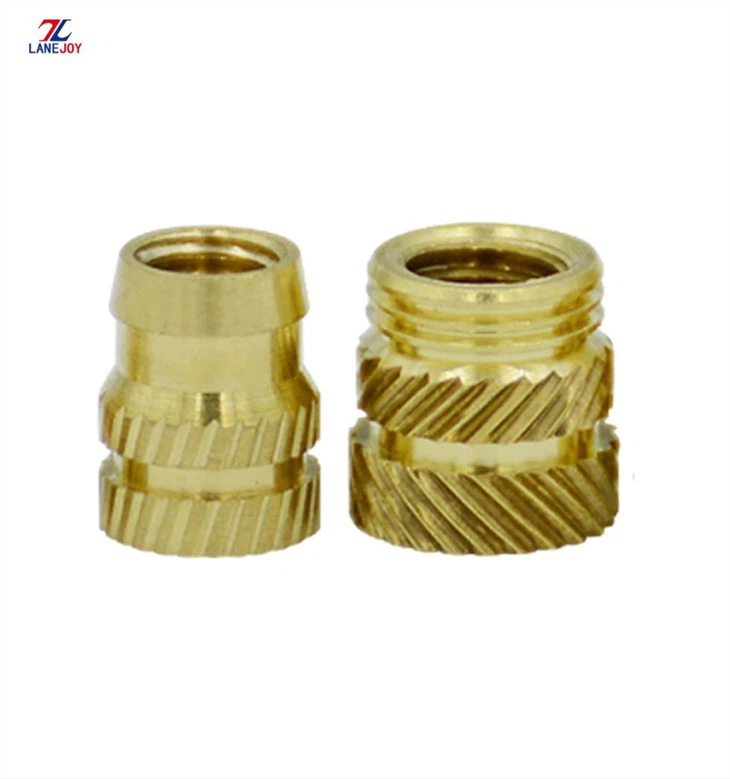 Brass Knurled Thread Embedment Nut